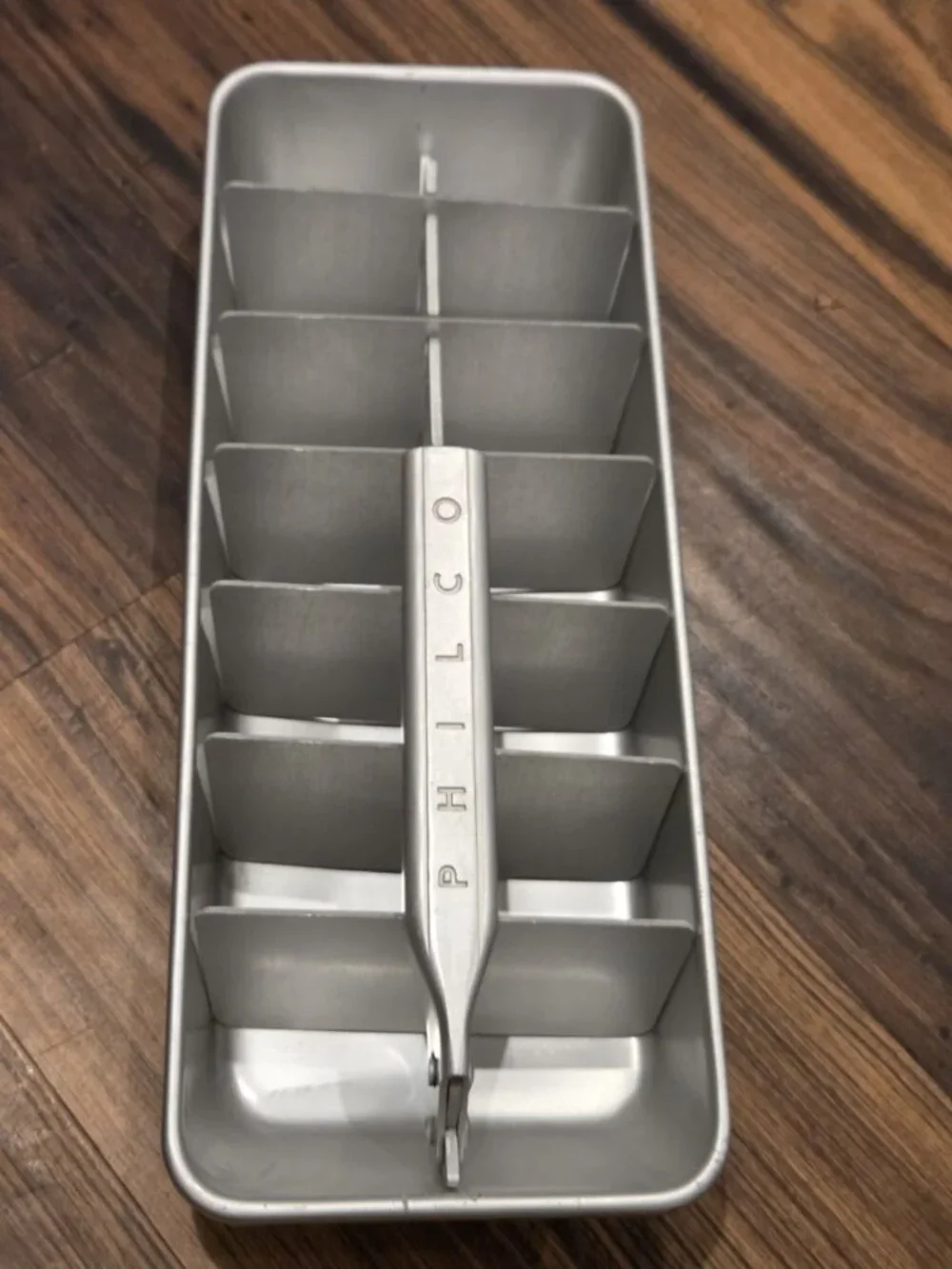 Vintage Philco Aluminum Ice Cube Tray Mid Century Modern Kitchen Decor
